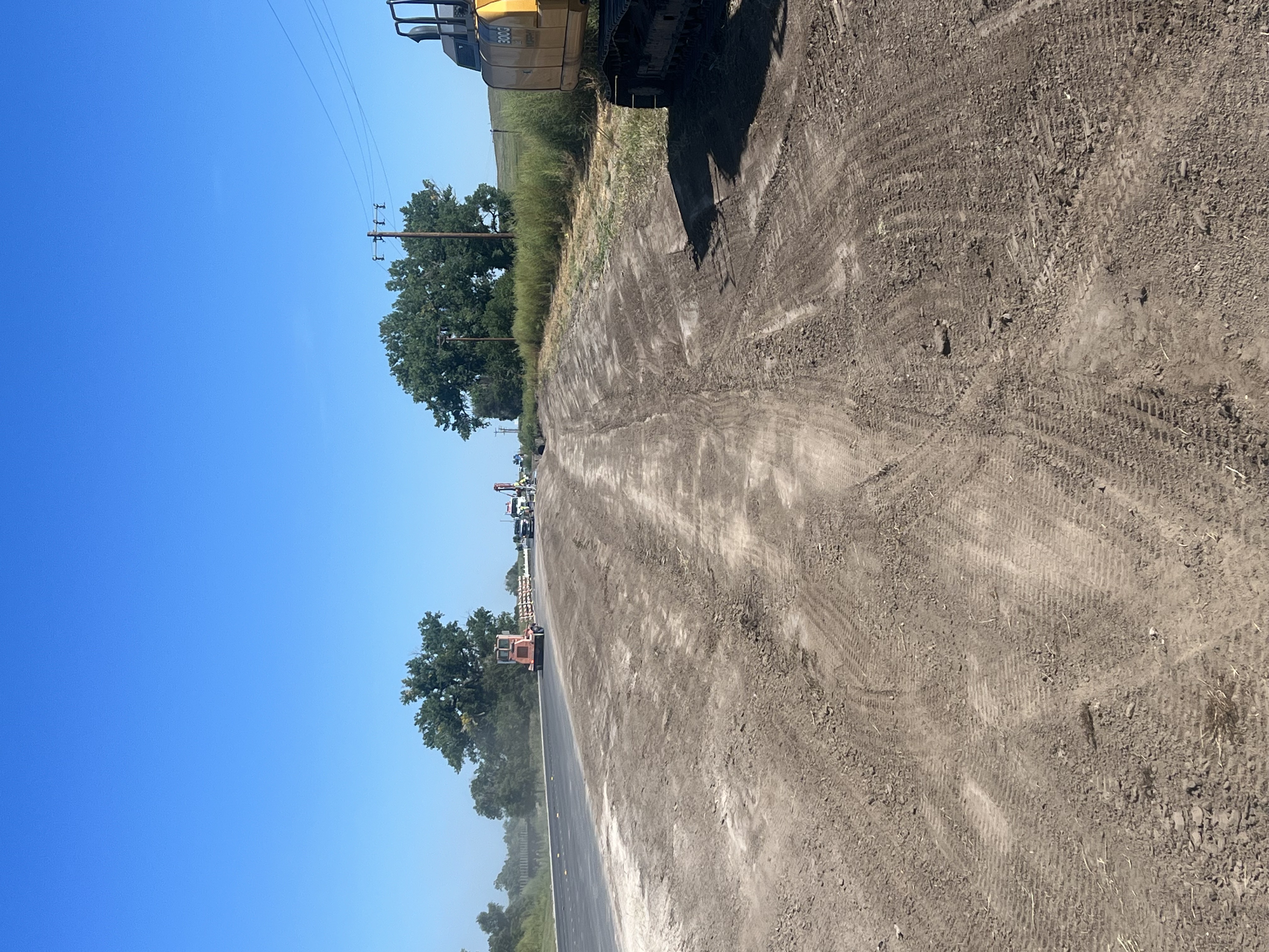 Barnett Construction grading site